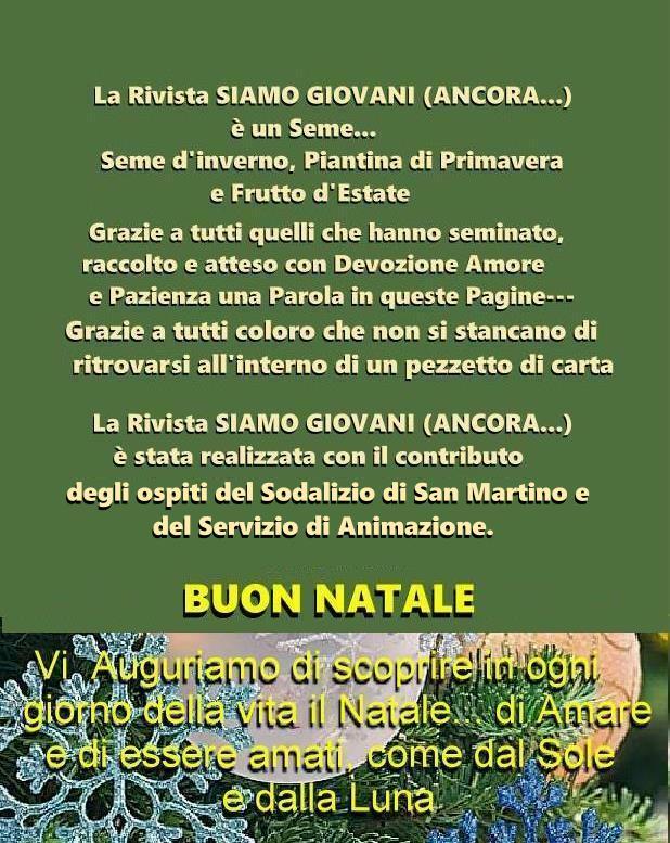  LA RIVISTA DEL SODALIZIO SAN MARTINO - SIAMO GIOVANI (ANCORA) 