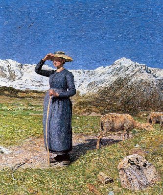  Mezzogiorno sulle Alpi di G. Segantini