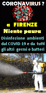 DISINFEZIONE AMBIENTI DA CORONA VIRUS COVID-19 e da tutti gli altri germi e batteri con OZONIZZATORE A FIRENZE E PROVINCIA