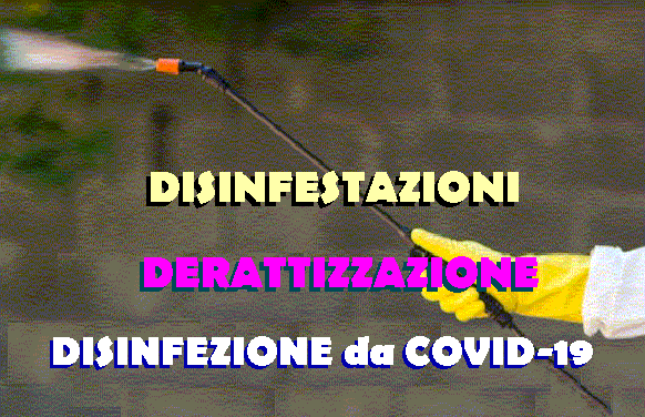 SANIFICAZIONE DA CORONAVIRUS COVID-19 a FIRENZE e PROVINCIA