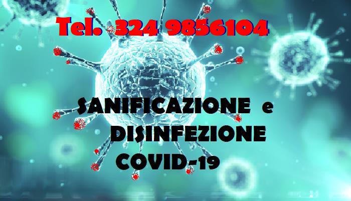  SANIFICAZIONI DA CORONAVIRUS, DISINFEZIONI, DISINFESTAZIONI, DERATTIZZAZIONE, PULIZIE