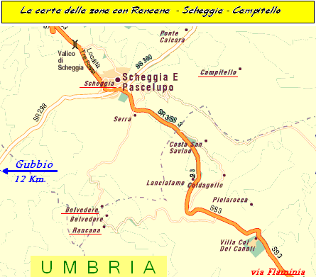  Carta della zona