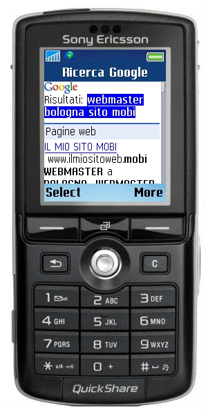 Visita il sito web mobile del webmaster