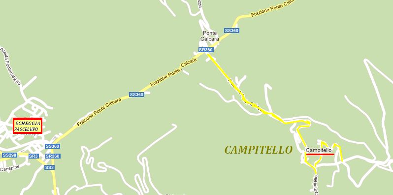 Carta di Campitello comune di Scheggia e Pascelupo