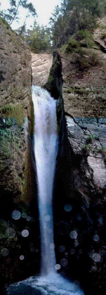  La cascata  di  Rio Bianco a Luttago 