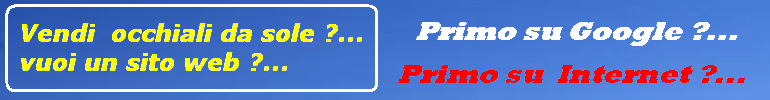  SITO OCCHIALI PRIMO SUL WEB 