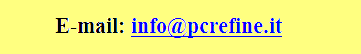 Per ogni tuo problema
  Inviaci una e-mail